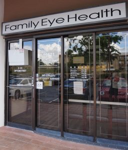 Exterior of Family Eye Health